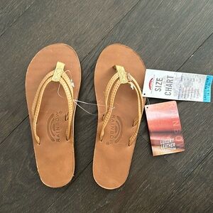 Rainbow Sandpiper leather sandals